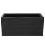 MYRA - Bloempot - Zwart - Klei-vezelmengsel