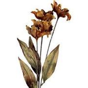 Clayre & Eef Kunstbloem 8x5x60 cm Oranje Kunststof