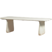 WOOOD Loggia Eettafel - Polymeer - Naturel - 75x240x100