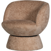 WOOOD Shuffle Draaifauteuil - Polyester - Naturel - 72x73x71