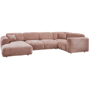 WOOOD Cloud Hoekbank Rechts - Chenille - Taupe - 80x345x198 cm