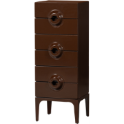 WOOOD Merge Ladekast 6 Lades - Hout - Bruin/Rood - 120x44x45 cm