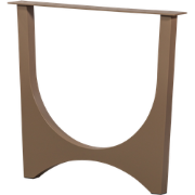 WOOOD Zaandam Design Tafelpoot - Metaal - Zand - 1 stuks - 72x79x10