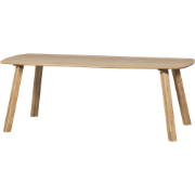 WOOOD Tablo Eettafel Deens Ovaal 180x100 - Eiken - Transparant