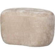 WOOOD Popular Poef - Polyester - Naturel - 43x73x49