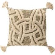 RILEY - kussenhoes 45x45 cm - geometrisch ontwerp - getuft - Sponge - ...