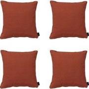 Madison -  Sierkussen Panama terra - Ca. 60x60 cm - Set van 4