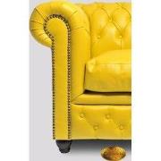 Chesterfield Bank Original Leer | 1 + 2 zits | Geel | 12 jaar garantie