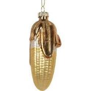 Clayre & Eef Kersthanger Ø 4x10 cm Goudkleurig Glas