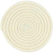 Krumble Pannenonderzetter rond - Katoen - Beige