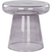 CALDERA - Bijzettafel - Grijs - Glas