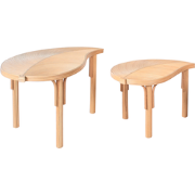 PARALIA - Salontafel set van 2 - Natuurlijk - Rotan