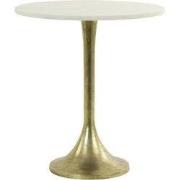 Light & Living - Bijzettafel RICKERD - Ø48x53cm - Wit