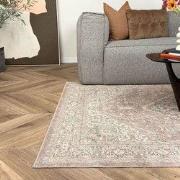 Vintage vloerkleed Ethel Bruin - Polyester - 240 x 330 cm - (X)