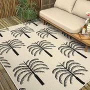 Buitenkleed Oase zwart/wit - Interieur05 Zwart; Wit - Polypropyleen - ...