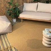 Rond buitenkleed Tone geel/okergeel - Interieur05 - Polypropyleen - Ro...