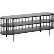 BIRSON - TV-meubel - Zwart - MDF