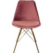 Kick kuipstoel Velvet - Roze