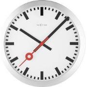 NeXtime Stationsklok 35cm Stripe Silent Sweep
