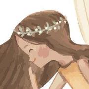 Fee in roze bloemenzee - Kinderbehang - 194,8 cm x 280 cm - Walloha