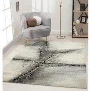 Maratta Vintage Modern Bruin - Beige - Grijs vloerkleed - - 120 X 170 ...