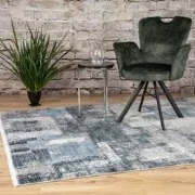 Colonia Modern grijs/blauw vloerkleed - 160 X 230 CM