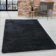 Luna Hoogpolig Antraciet vloerkleed - Geo - 140 X 200 CM