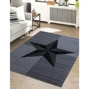 Marlon Modern Grijs vloerkleed - Ster - 120 X 170 CM