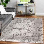 Tamara vloerkleed - Marmer Design Modern Laagpolig - Grijs - 200 X 290...
