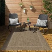Capri Buitenkleed Indoor & Outdoor Bruin - 160 X 230 CM