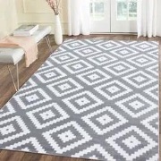 Marlon Modern Grijs vloerkleed - Boho - 240 X 340 CM