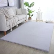 Teresa Hoogpolig Fluffy Zilver vloerkleed - - 200 X 290 CM