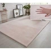 Fluffy vloerkleed - Effen Hoogpolig Super Zacht - Roze - 120 X 170 CM