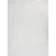 Nara Modern Japandi Stijl vloerkleed - Crème - 160 X 230 CM