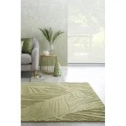 Modern Wollen vloerkleed - Lino Leaf Salie Groen - 120 X 170 CM
