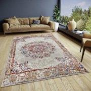 Vintage vloerkleed - Maderno Crème / Multi - 120 X 170 CM