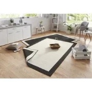 Binnen & Buiten Omkeerbaar vloerkleed - Panama Zwart/Crème - 80 X 150 ...