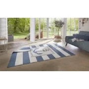 Omkeerbaar Binnen & Buitenkleed - Gandara Anker Blauw/Crème - 200 X 29...