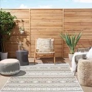 Omkeerbaar Binnen- En Buitenkleed - Terrazo Nomad Aztec Beige/Naturel ...