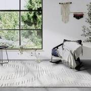 Elle Decoration - Gallery - Hoogpolig vloerkleed - Bartoux - Crème Wit...