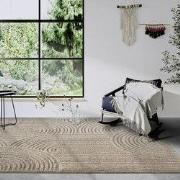 Elle Decoration - Gallery - Hoogpolig vloerkleed - Chappe - Beige - 12...