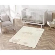Laagpolig Vloerkleed Theora - Dino Avontuur - Kinderkamer - creme - 14...