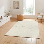 Laagpolig Vloerkleed Delia - creme - 160 X 220 CM