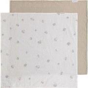 Baby's Only Hydrofiele doek Tender - 2-pack - Beige/Clover - 65x65 cm