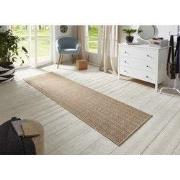 Loper Laagpolig Sisal Look - Geschikt voor Binnen & Buiten - Beige / T...