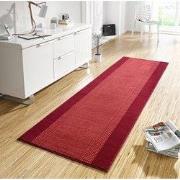 Loper Designer Velours - Lijstmotief / Kader - Laagpolig - Rood - 80x5...