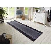 Loper Designer Velours - Lijstmotief / Kader - Laagpolig - Zwart - 80x...