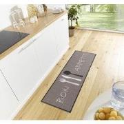 Loper - Bon Appetit - Grijs - 50x150 cm