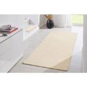 Loper Uni Laagpolig Effen Vloerkleed - Fancy - Beige - 80x200 cm