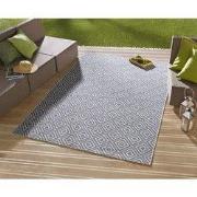 Laagpolig vloerkleed - Binnen en buitenkleed - Karo - Blauw - 240x340 ...